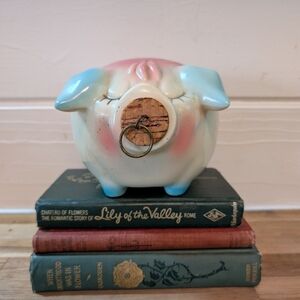 Vintage Corky The Pig By Hull Pottery Piggy Bank